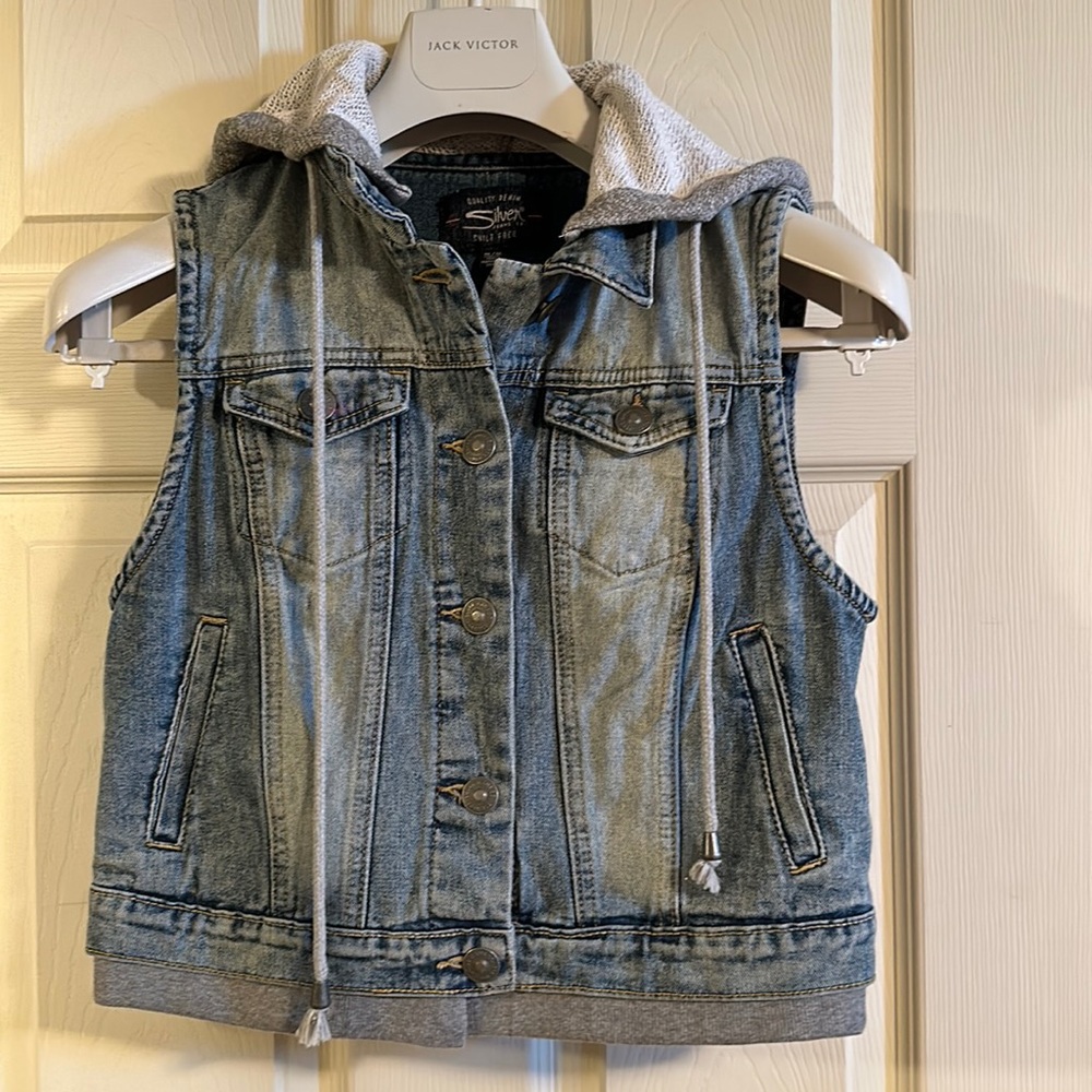 Silver Jean Vest